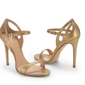 M.Gemi The Lucciola Heeled Sandals, Gold